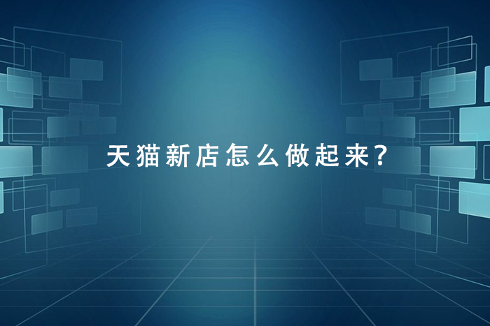 天猫新店怎么做起来？
