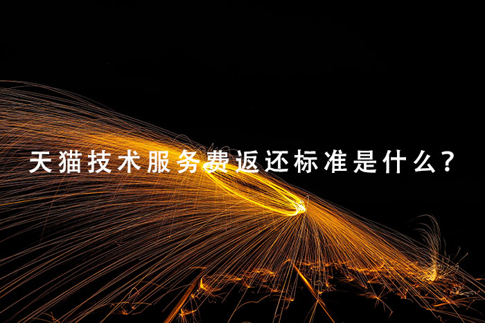 天猫技术服务费返还标准是什么？