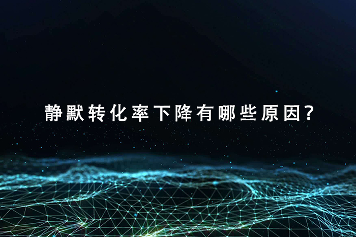 天猫店铺静默转化率下降有哪些原因？