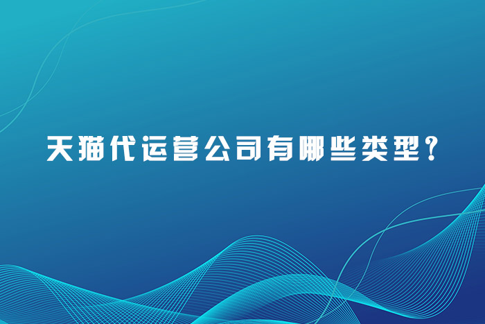 天猫代运营公司有哪些类型?