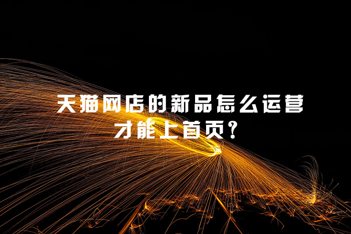 天猫网店的新品怎么运营才能上首页？