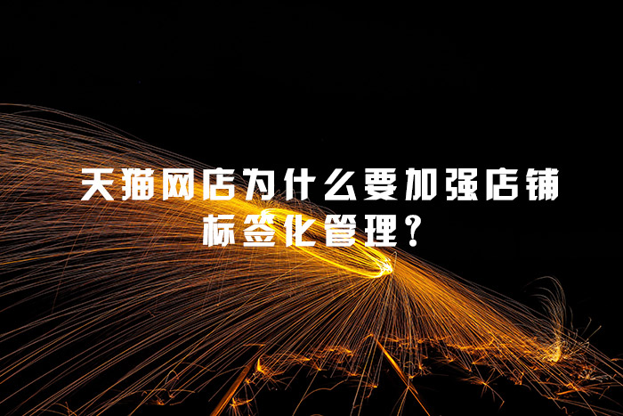 天猫网店为什么要加强店铺标签化管理？