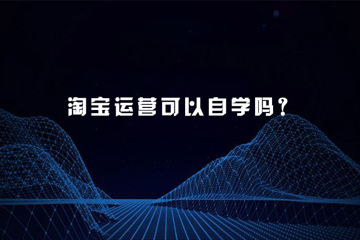 淘宝运营可以自学吗？